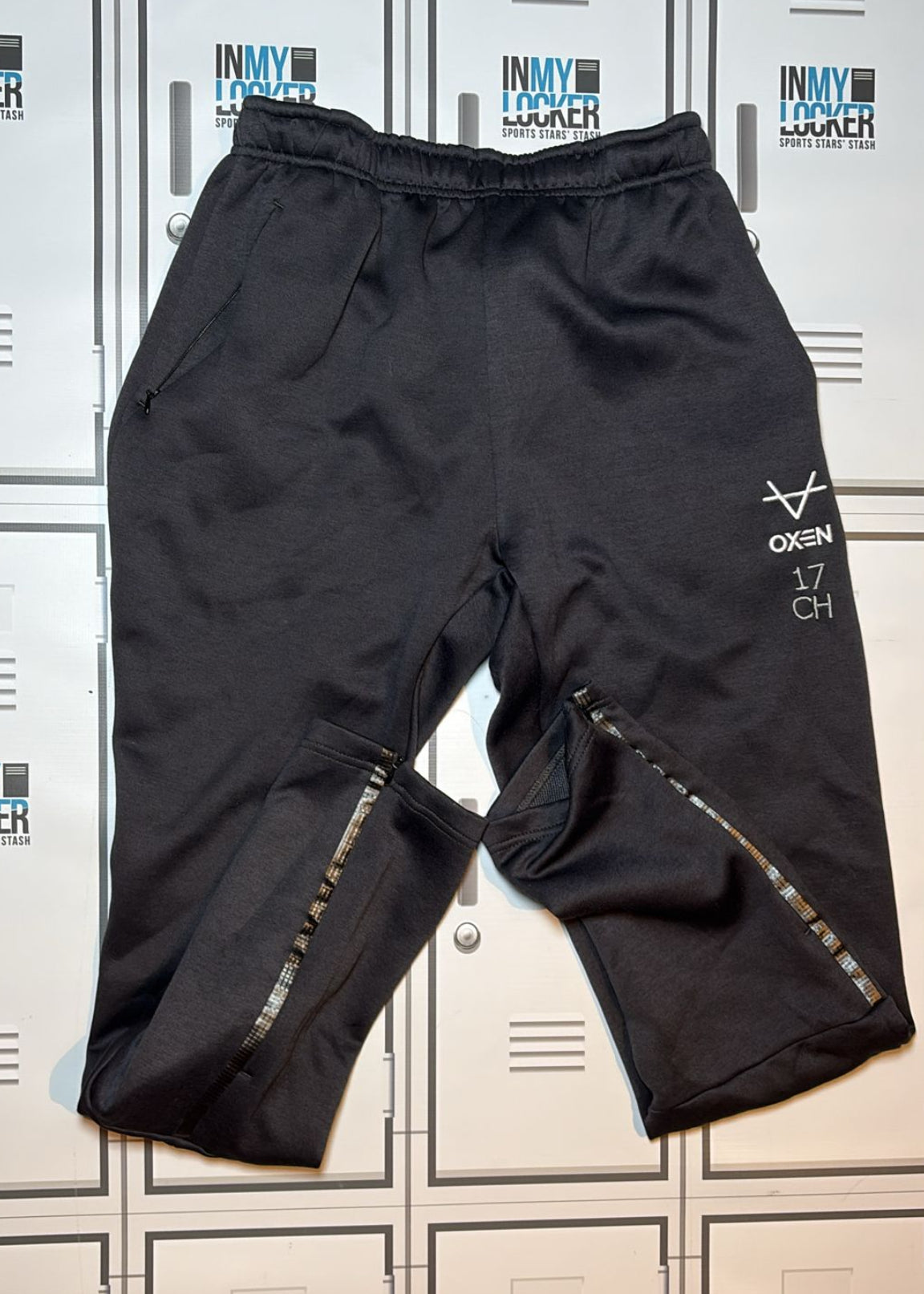 Chris Harris - Oxen Tracksuit Bottoms Initialled CH and Numbered 17 [Black]