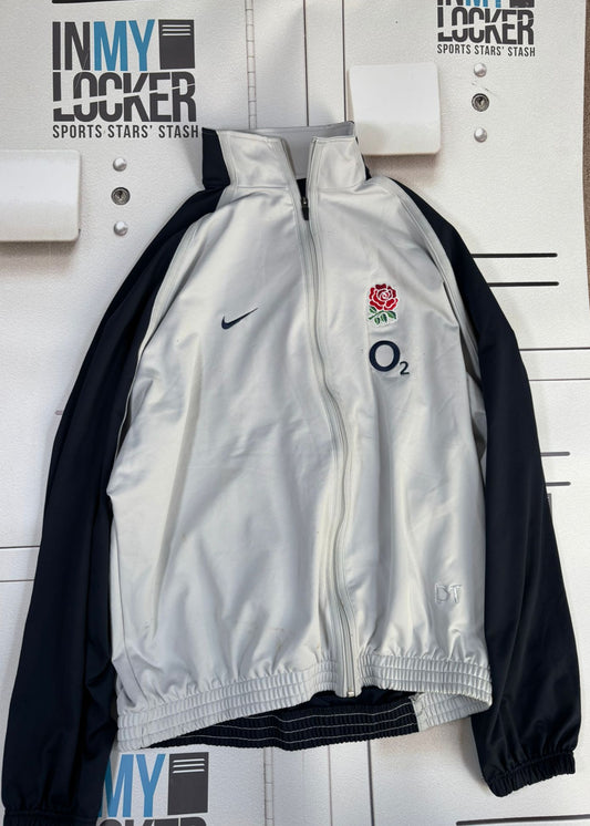 England Rugby - Initialled Full Zip Training Jacket [White]