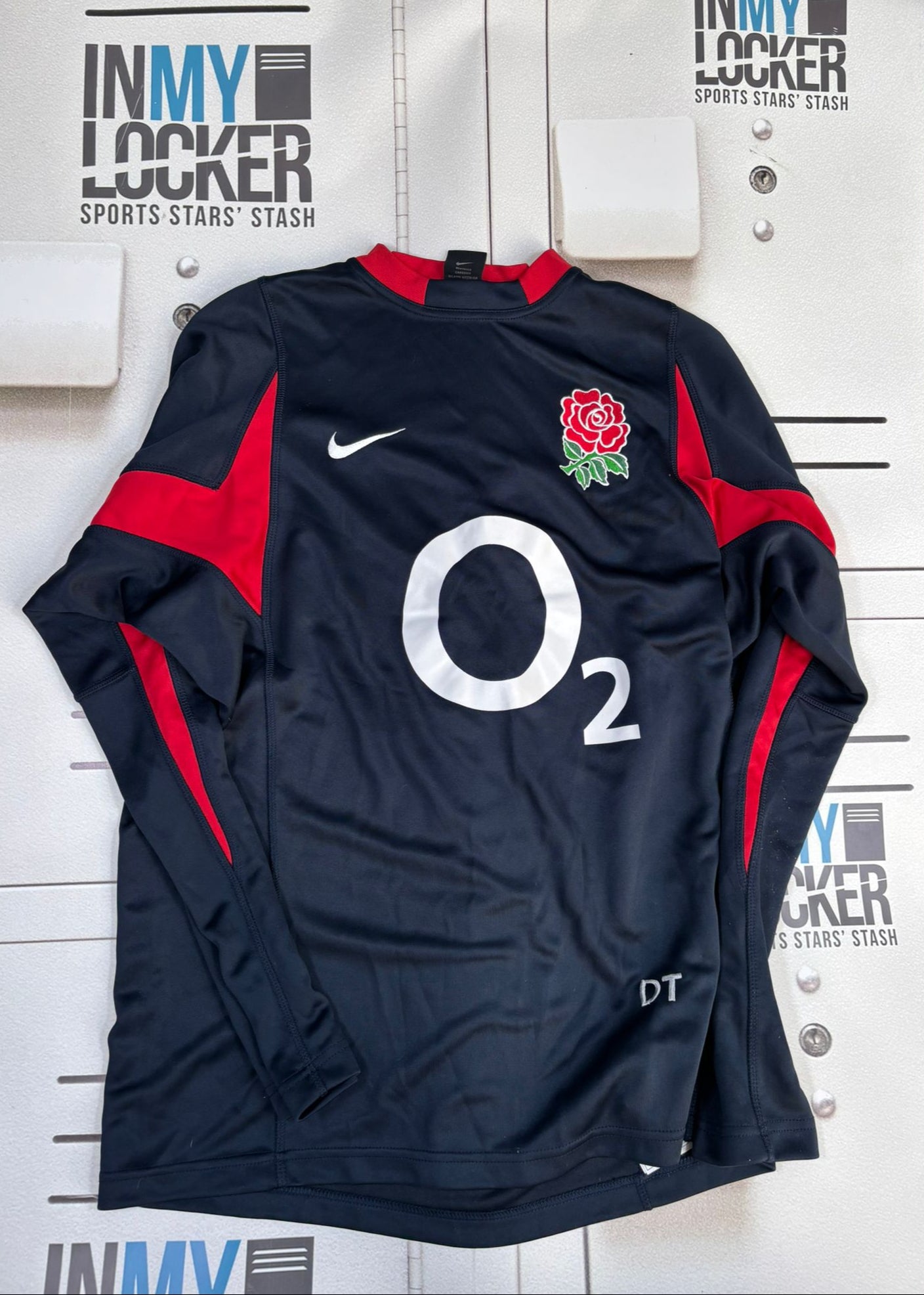 England Rugby - Initialled Long Sleeve Training Top [Navy]