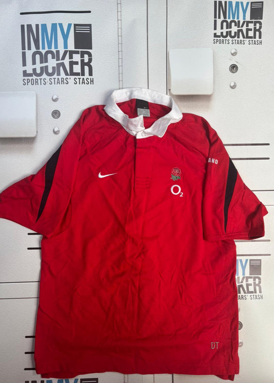 England Rugby - Initialled Polo Shirt [Red]