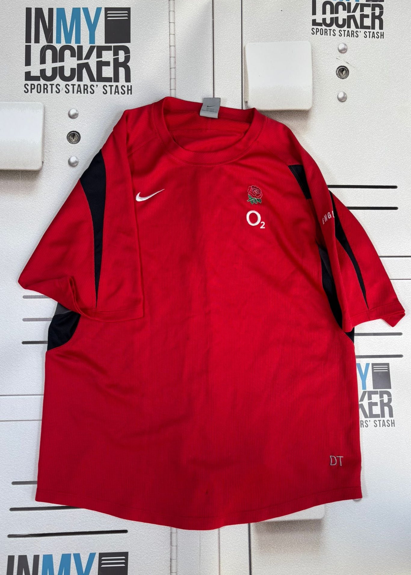 England Rugby - Initialled Light Training Top [Red]