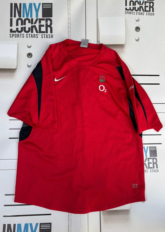 England Rugby - Initialled Light Training Top [Red]