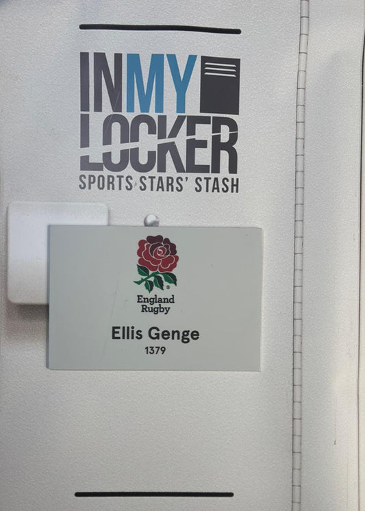 England Rugby - Ellis Genge Changing Room Name Plate [White]