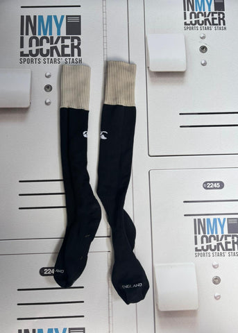 Elliott Stooke - England Rugby Socks  [Black & Beige]