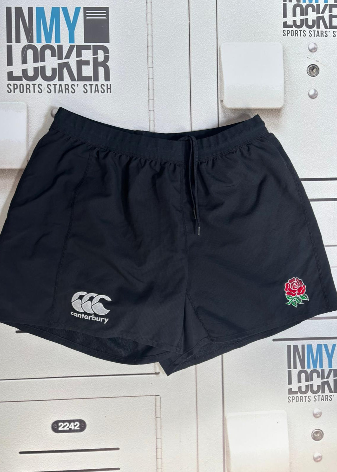 Elliott Stooke - England Rugby Training Shorts [Black]