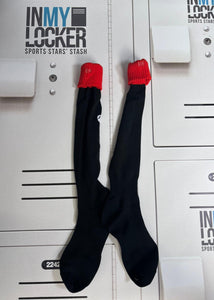 Elliott Stooke - Canterbury Initialled Rugby Socks  [Black & Red]