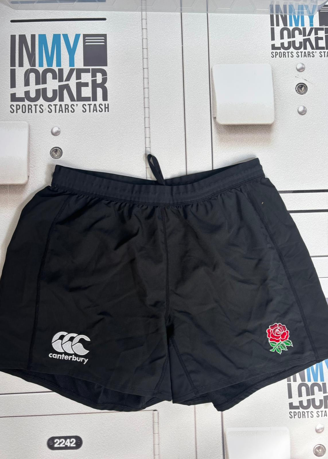 Elliott Stooke - England Rugby Initialled Training Shorts [Black]