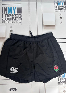 Elliott Stooke - England Rugby Initialled Training Shorts [Black]