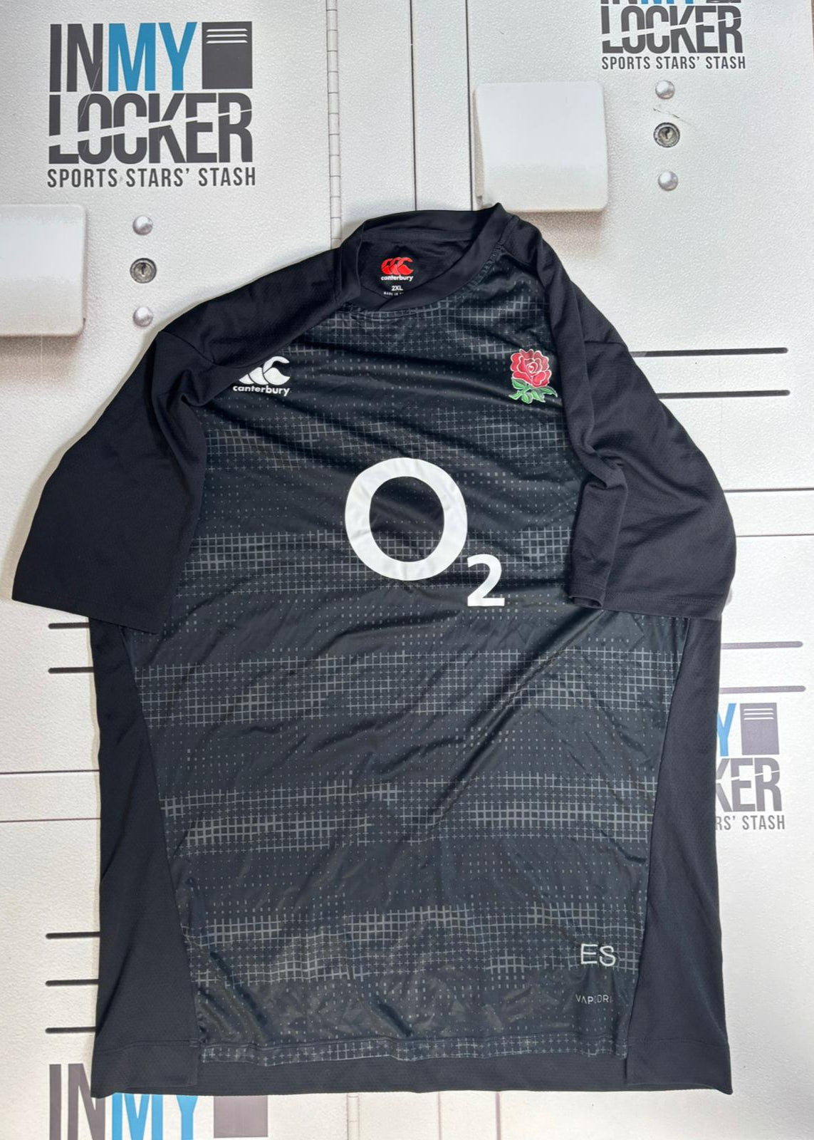Elliott Stooke - England Rugby Initialled Gym Shirt [Black]