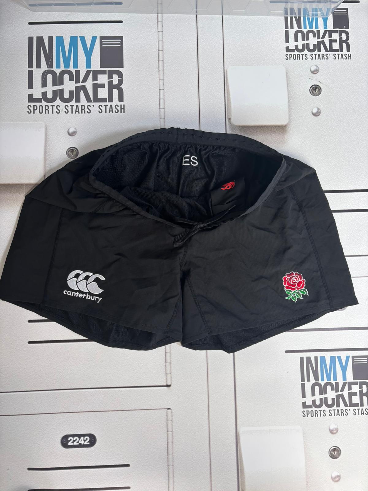 Elliott Stooke - England Rugby Initialled Training Shorts [Black]