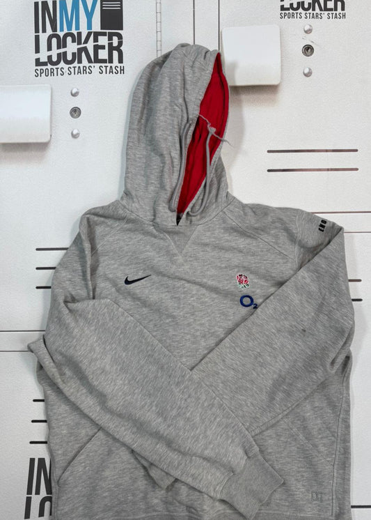 England Rugby - Initialled England Rugby Hoodie [Grey]