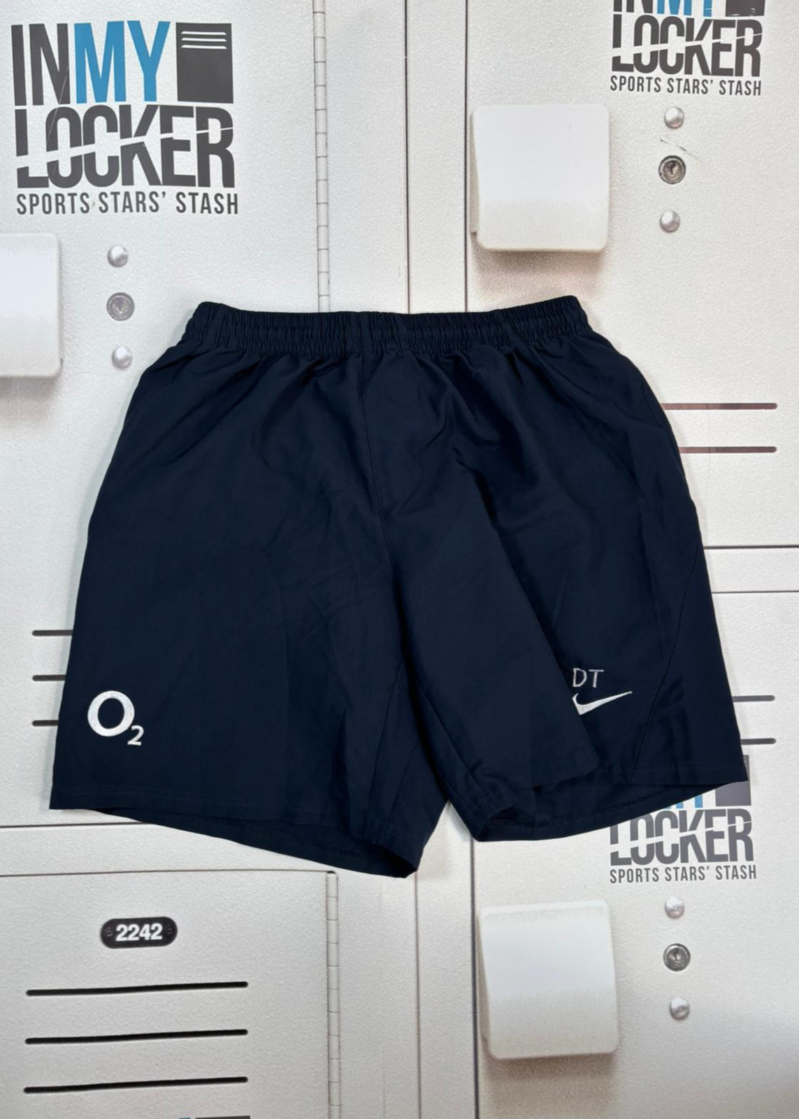 England Rugby - Initialled England Rugby Lightweight Training Shorts [Navy]