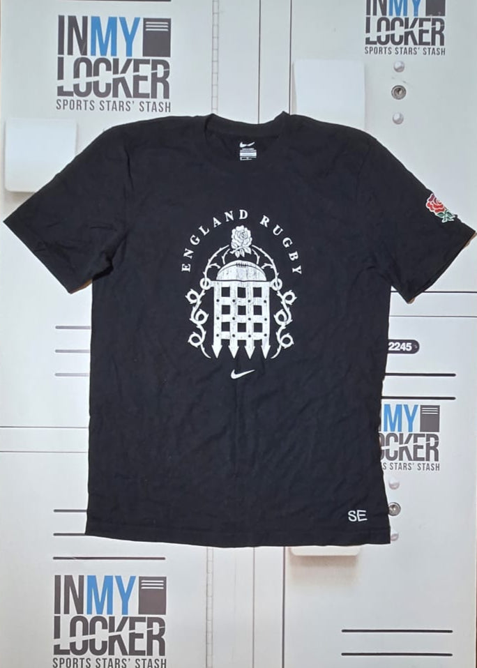 England Rugby - Initialled Leisure T-Shirt [Black]