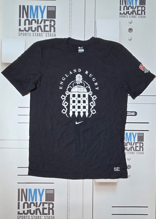 England Rugby - Initialled Leisure T-Shirt [Black]