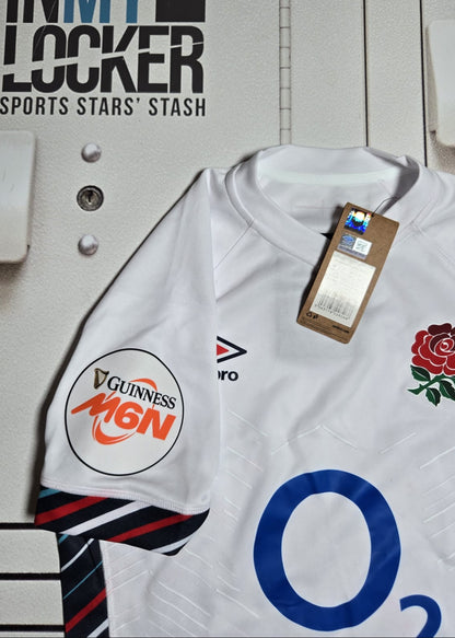 England Rugby - Umbro O2 Six Nations Match Shirt [White]