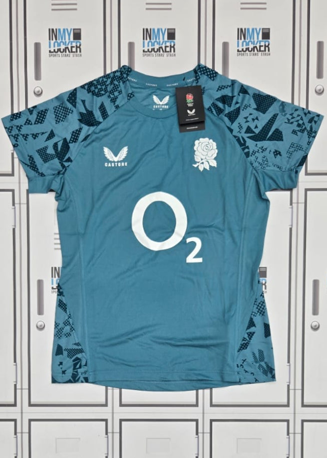 England Red Roses - Castore Gym T-Shirt [Blue]