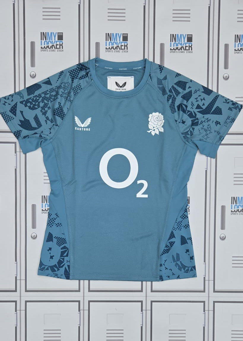 England Red Roses - Castore Training Shirt [Blue]