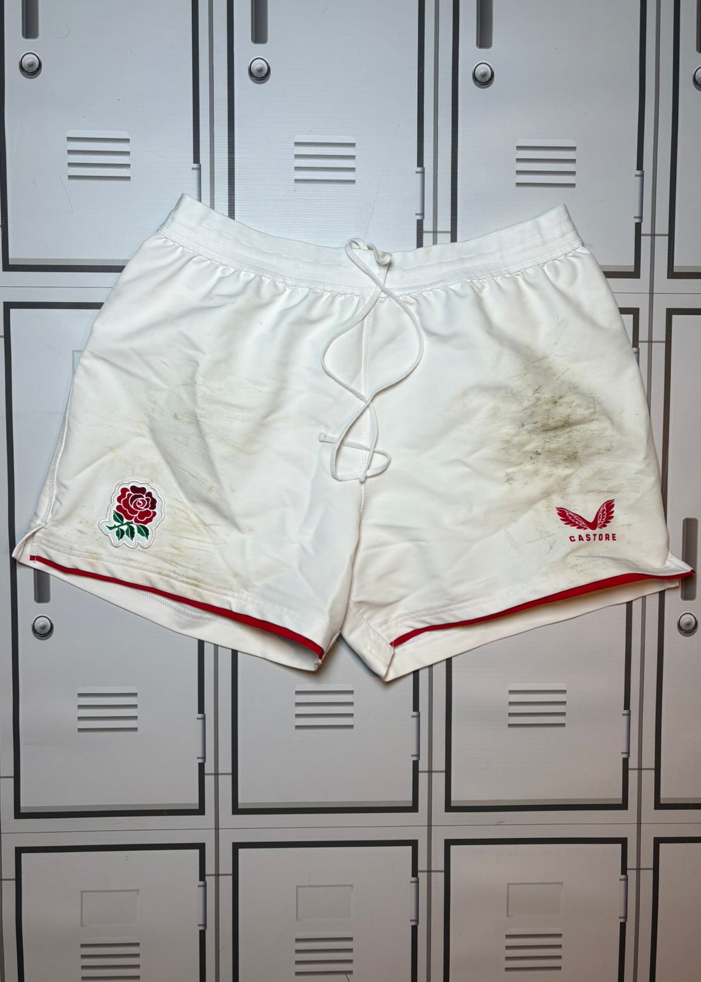 England Rugby - Castore Women’s Contact Training Shorts [White]