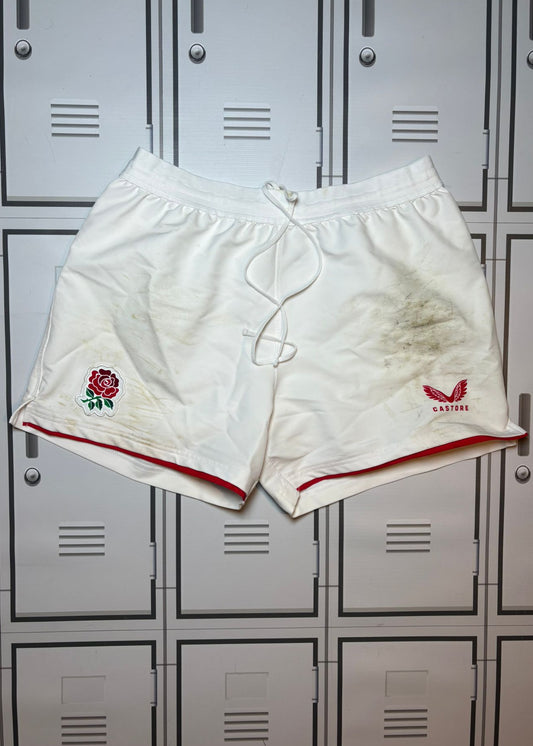 England Rugby - Castore Women’s Contact Training Shorts [White]
