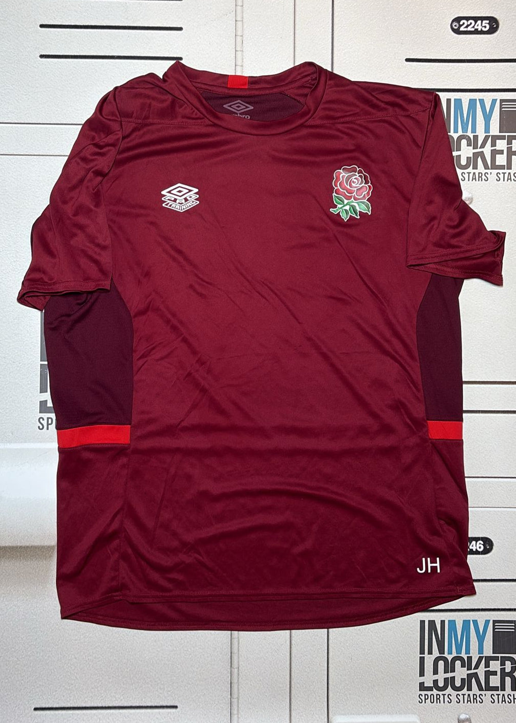 England Rugby - Initialled Gym T-Shirt [Red]