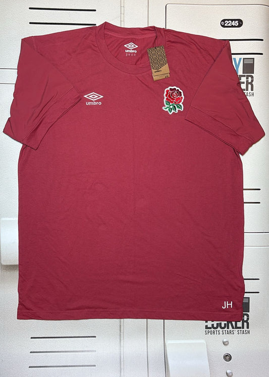 England Rugby - Initialled Leisure T-Shirt [Light Red]