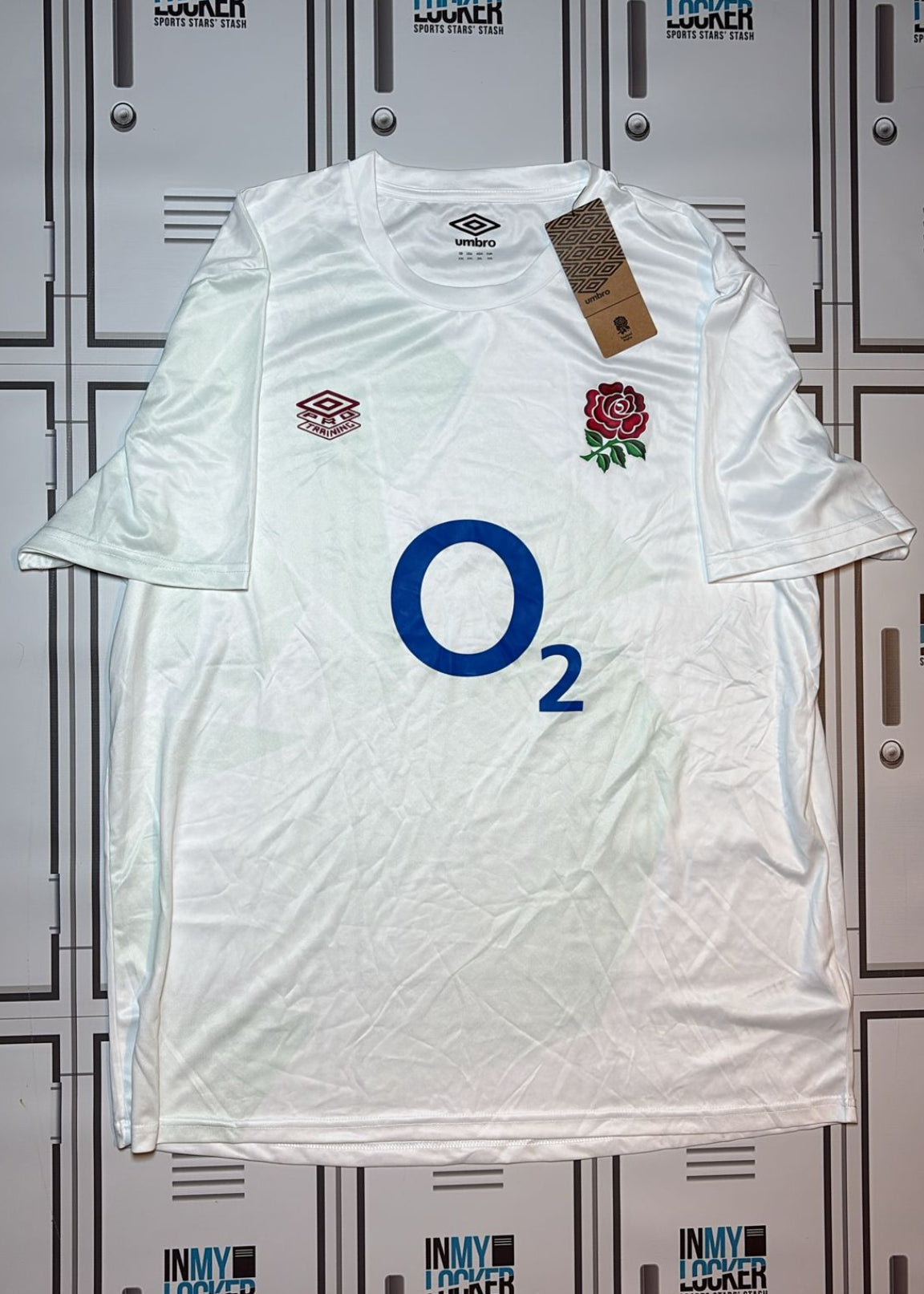 England Rugby - Umbro Pro Gym T-Shirt [White]