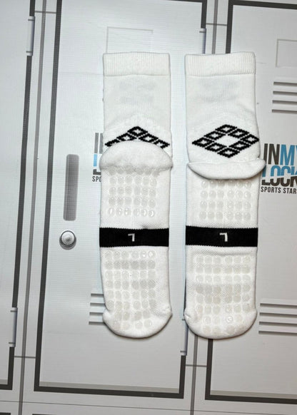 England Rugby - Umbro Protex Mid Calf Grip Socks [White]