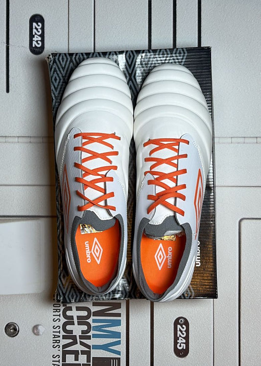 England Rugby - Umbro Tocco Pro FG Boots [White and Orange]