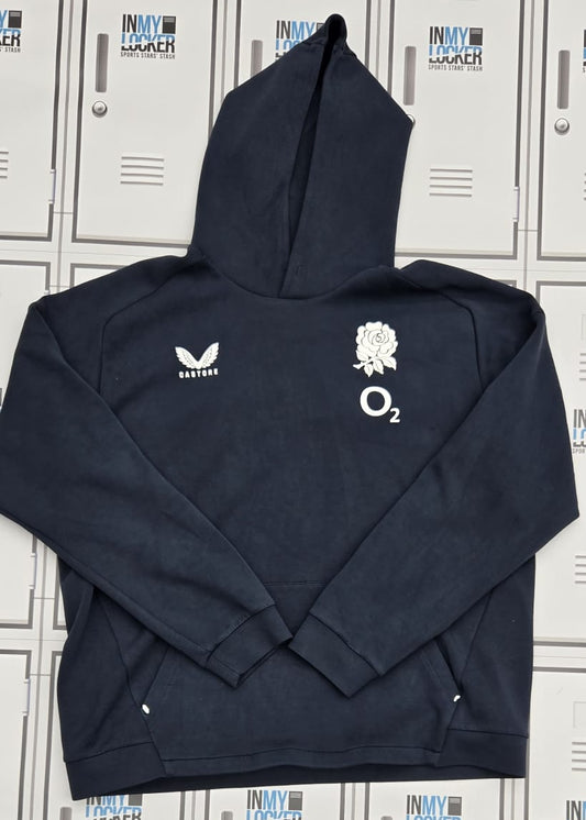 England Rugby Castore Presentation Hoodie [Blue]