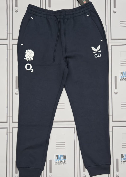 England Rugby Castore Travel Knit Pants Initialled CD [Navy]