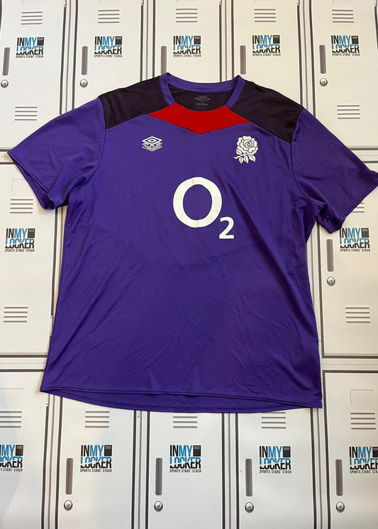England Rugby Gym T-Shirt [Purple & Red]