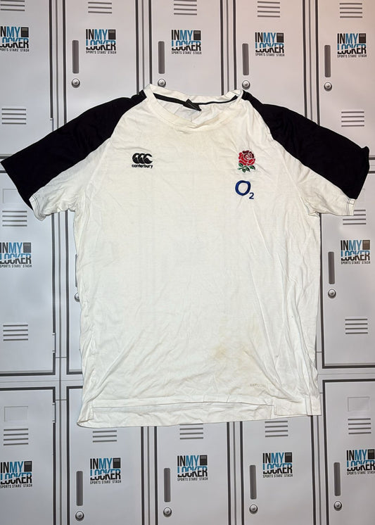 England Rugby Leisure T-Shirt [White and Black]