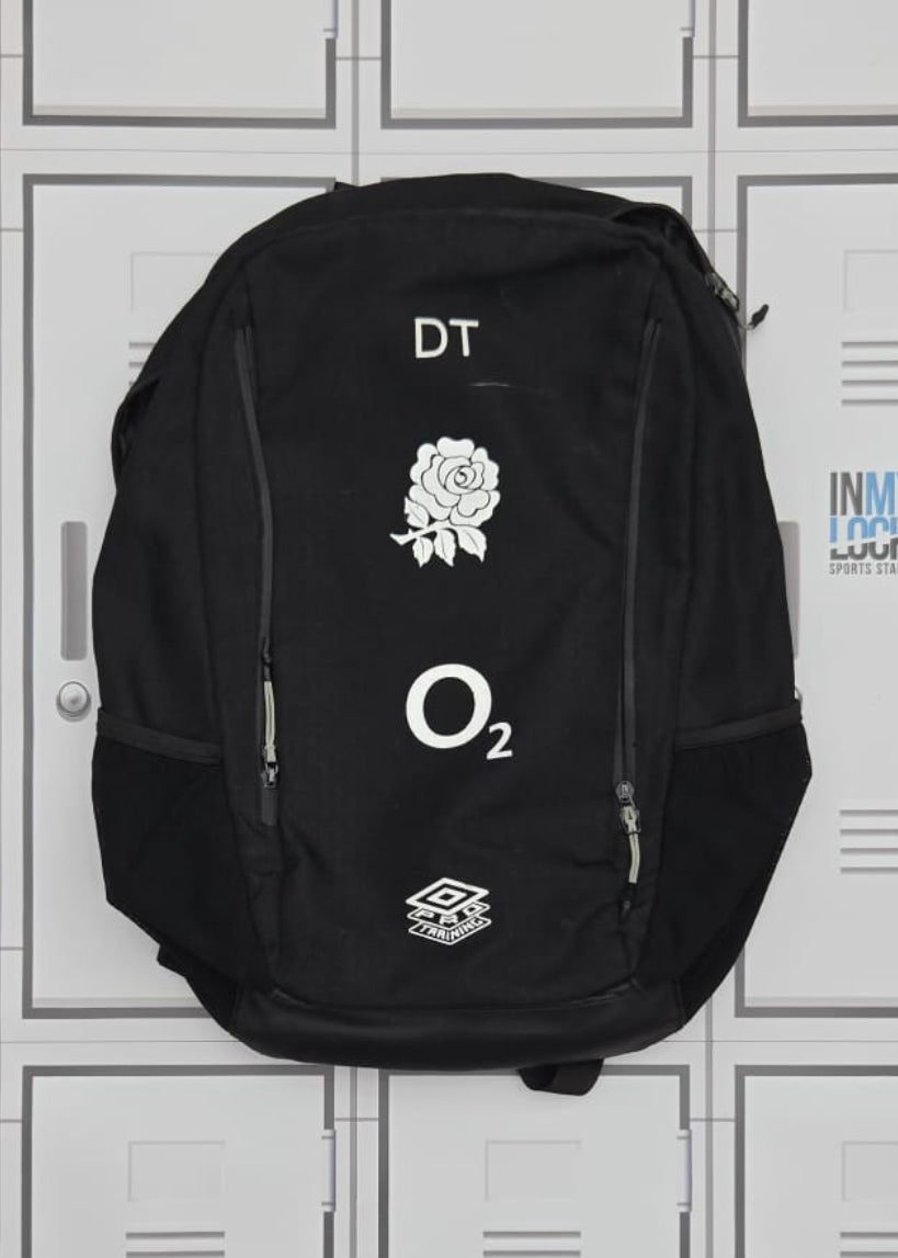 England Rugby Umbro Rucksack Initialled DT [Black]