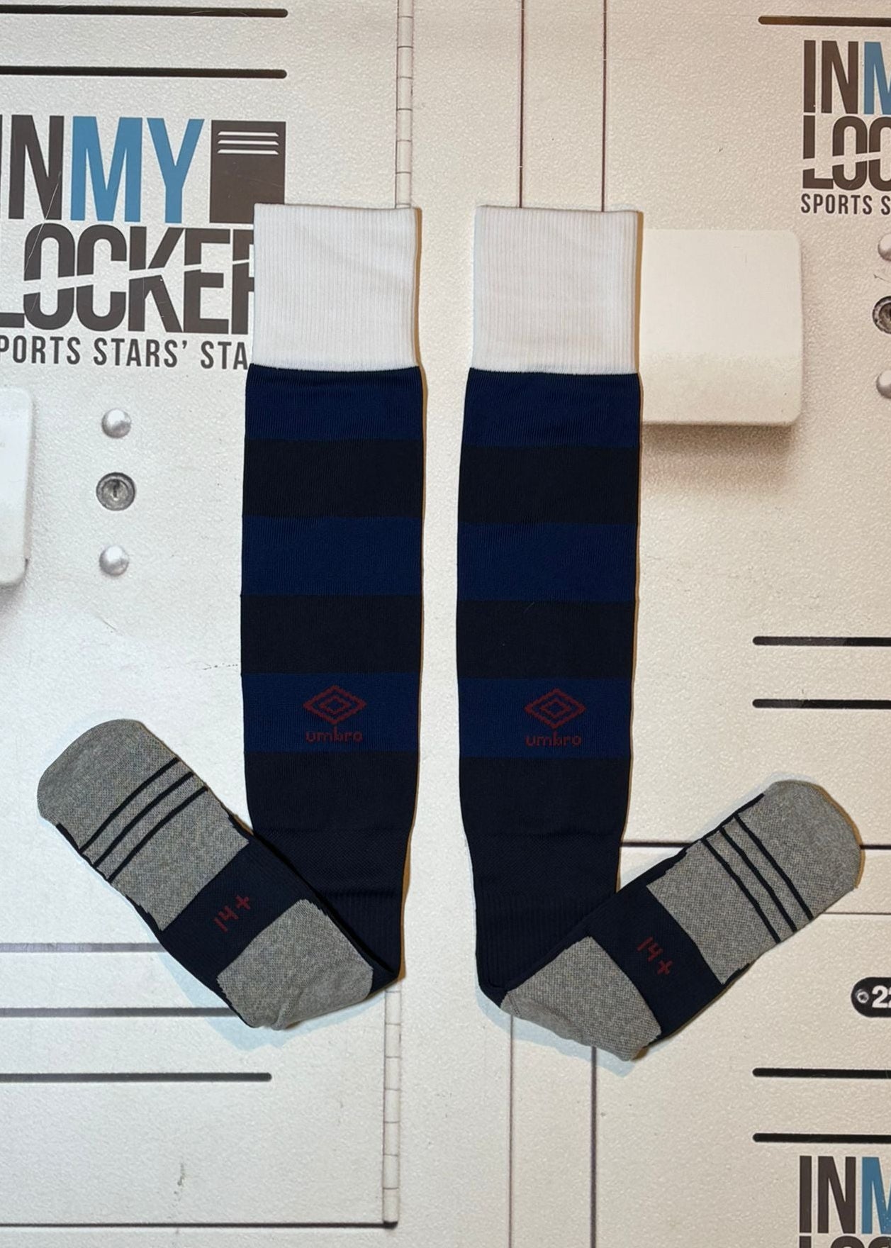 England Rugby Umbro Home Training Socks [Navy, Black & White]