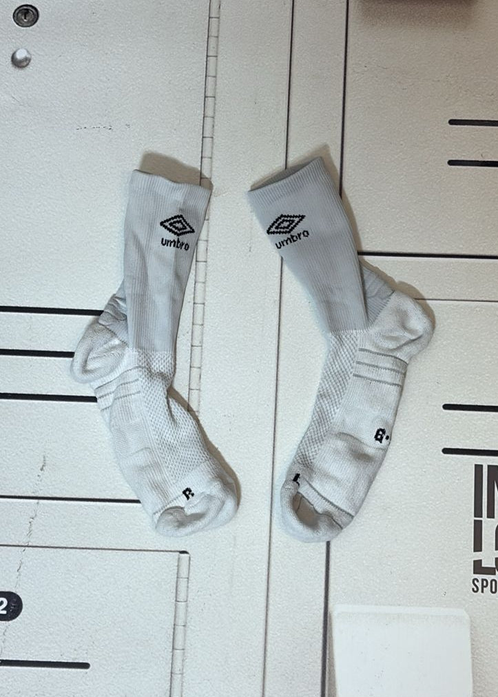 England Rugby - Umbro Ankle Sock [Grey + White]