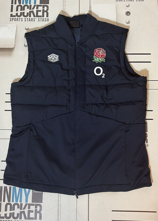 England Rugby Umbro Gillet [Navy]