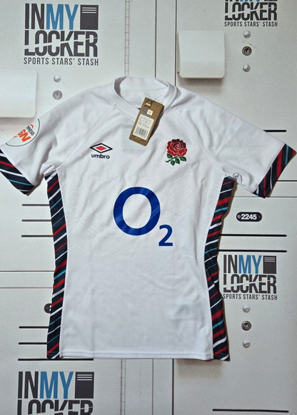 England Rugby - Umbro O2 Six Nations Match Shirt [White]