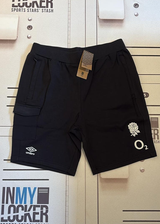 England Rugby Knit Shorts [Black]