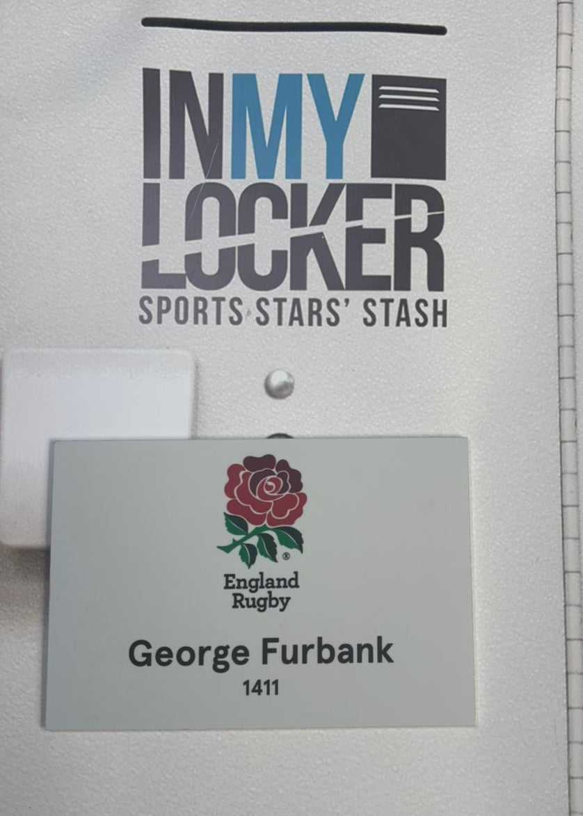 England Rugby - George Furbank Changing Room Name Plate [White]