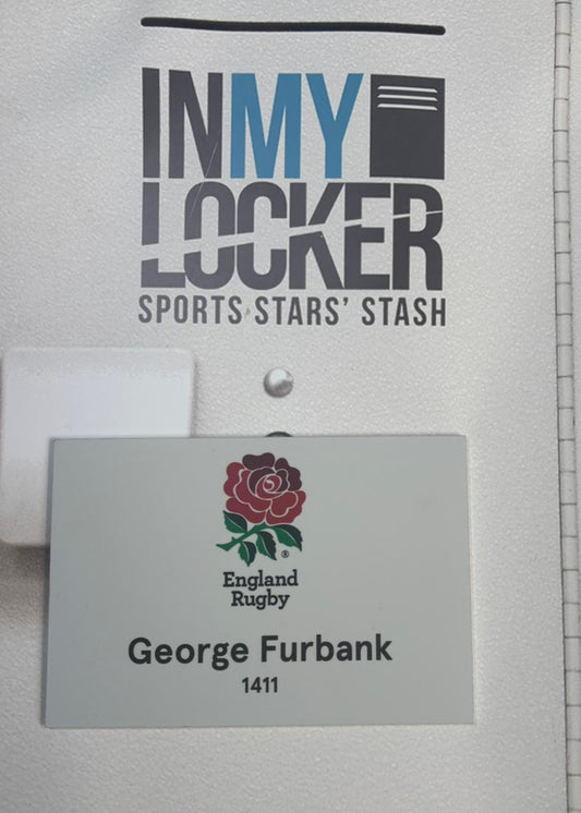 England Rugby - George Furbank Changing Room Name Plate [White]