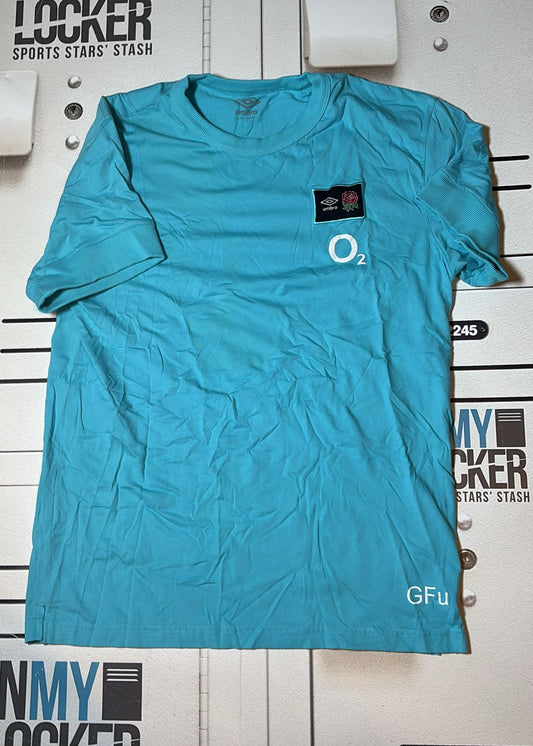 George Furbank - England Rugby Initialled Leisure T-Shirt [Light Blue]