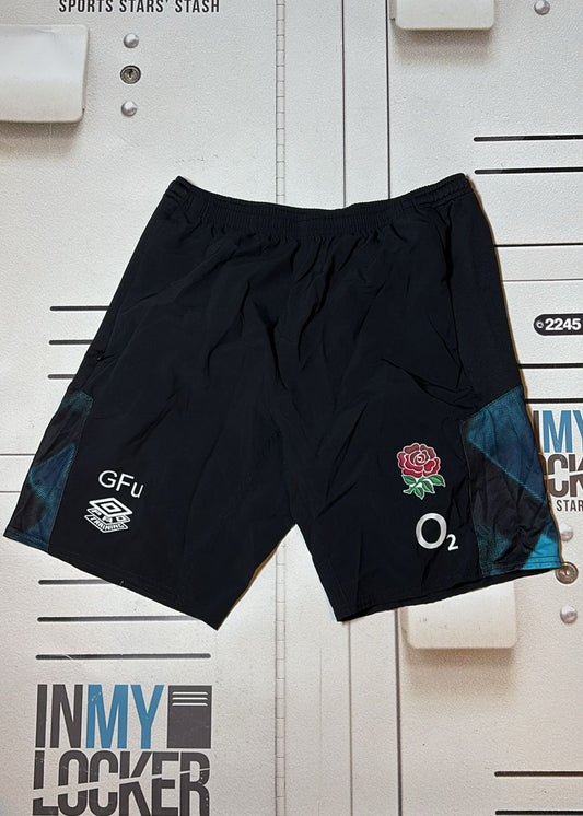 George Furbank - England Rugby Initialled Gym Shorts [Black]