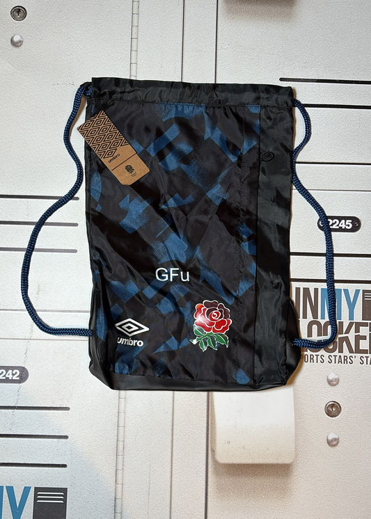 George Furbank - England Rugby Gym Sack [Black & Blue]