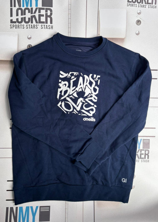 Gabriel Ibitoye - Bristol Bears Initialled Casual Patterned Jumper [Navy]
