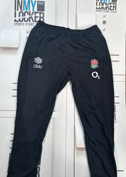 England Rugby - Initialled Gym Joggers [Black]