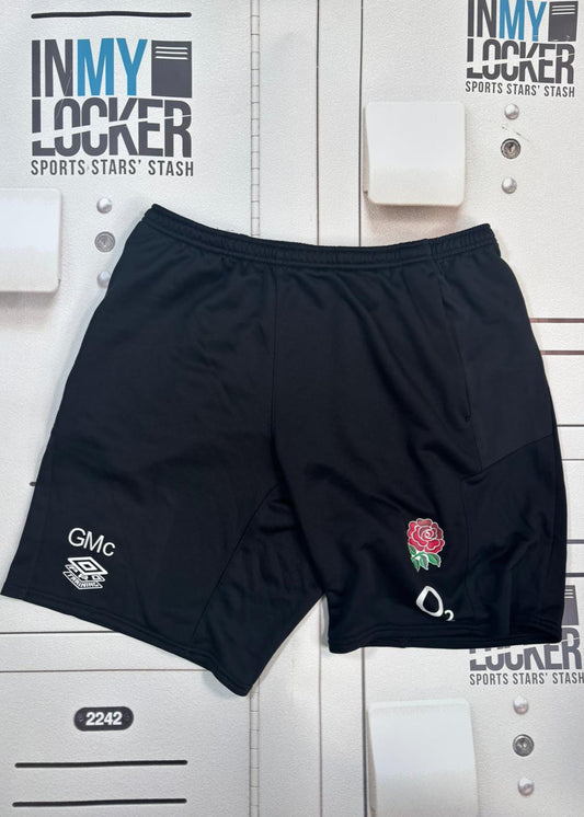 England Rugby - Initialled Gym Shorts [Black]