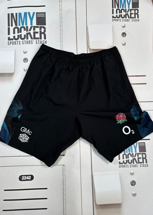 England Rugby - Initialled England Rugby Gym Shorts [Black]