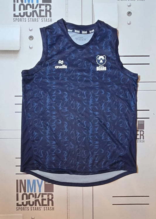 Gabriel Oghre - Bristol Bears Name Pattern Gym Vest [Navy]