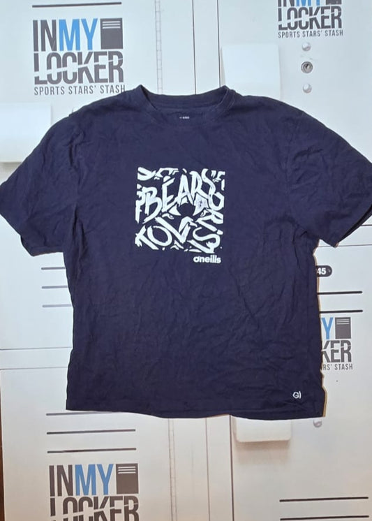 Bristol Bears Initialled Name Pattern T-Shirt [Navy]