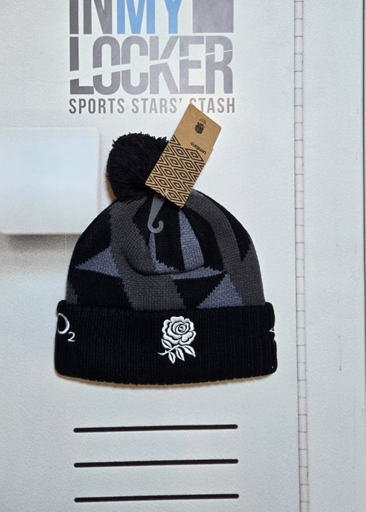 Gabriel Oghre England Rugby Umbro Bobble Hat [Black]